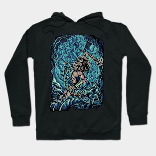 Hercules Fighting Hydra Hoodie